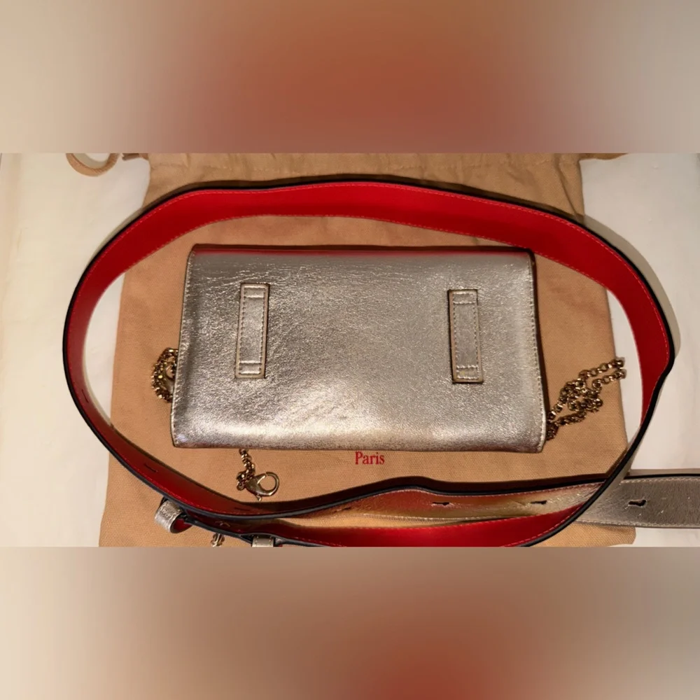 Christian Louboutin Metallic Crossbody / Clutch / Belt Bag - Picture 4 of 15